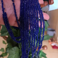 Cristal dona de 4mm azul fuerte