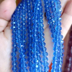 Cristal de 6 mm azul marino 