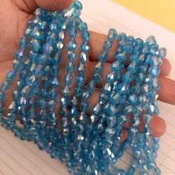Cristal en forma de 💧 gota color azul 💧