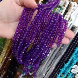 Crsital dona de 6mm morado