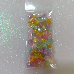 Cuentas en forma de estrellitas de 6mm