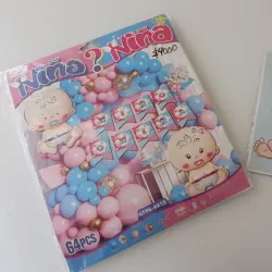Decoracion de globos (64 piezas) Baby Shower