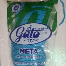 Estambre El Gato color azul claro