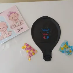 Globo para revelación de sexo baby shower