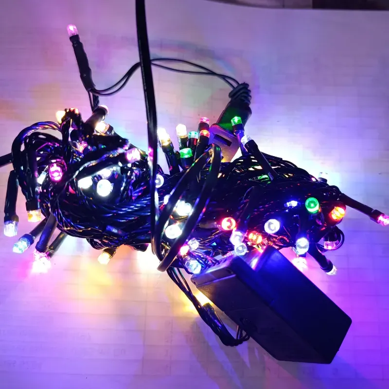 Guirnalda de 100 luces multicolor 