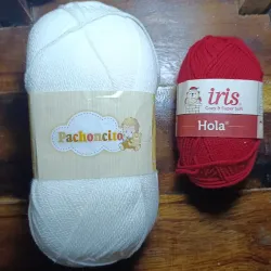 Hilo 200g de estambre Pachoncito color blanco