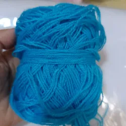Hilo acrilán azul aqua