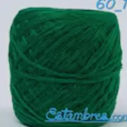 Hilo acrilán color 🌿 verde oscuro