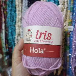 Hilo de estambre Iris color malva