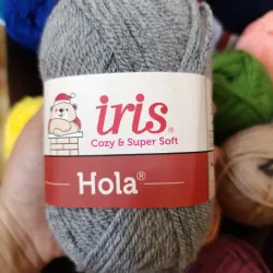 Hilo de estambre Iris gris medio 