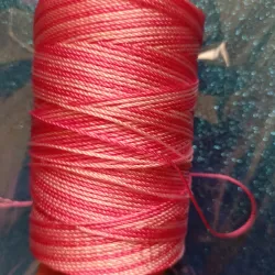 Hilo espiga #9 rosado matizado 