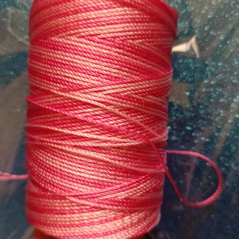 Hilo espiga #9 rosado matizado 