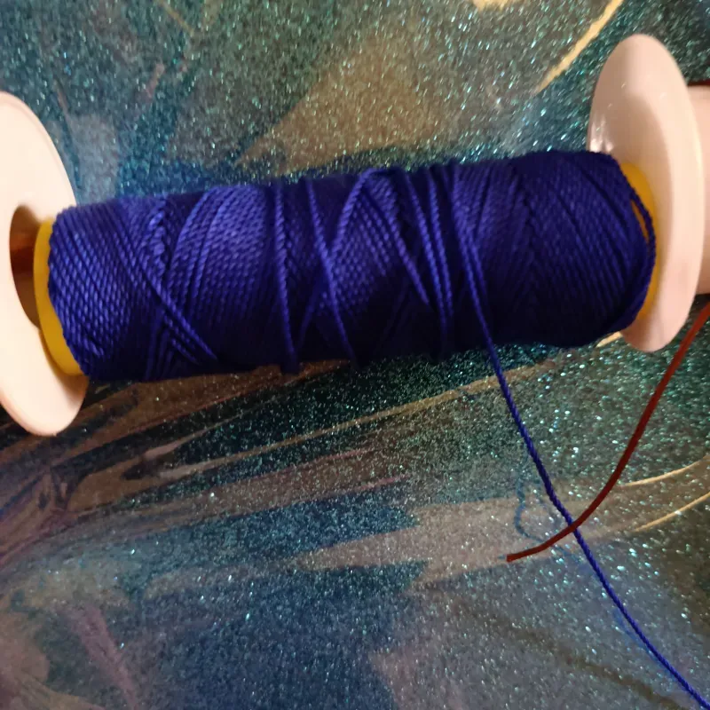 Hilo Espiga # 9 azul oscuro