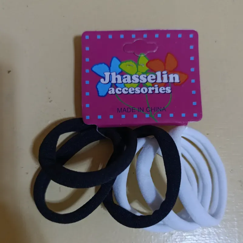 Juego de 6 felpas negras y blancas