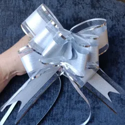 Lazo mágico grande color plateado 🩶