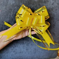Lazo mágico grande color amarillo y dorado