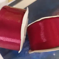 Cinta de 4 cm de ancho rojo vino