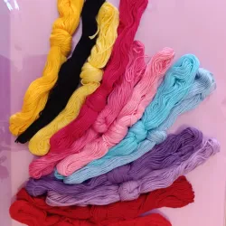 Madeja de hilo vela de algodón 