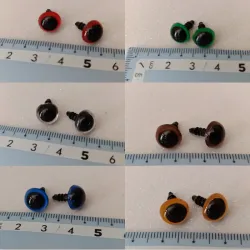 👀 OJOS DE SEGURIDAD PARA AMIGURUMIS 8 mm