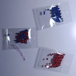 🔴🧿 Ojos Turcos Plásticos redonditos rojo y azul – 4 mm 🧿🔴