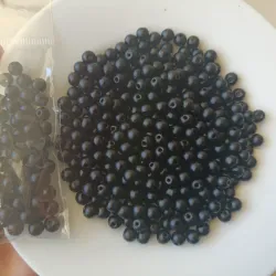 Onix negra mate de 6 milímetros 