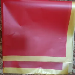 Papel coreano rojo y dorado