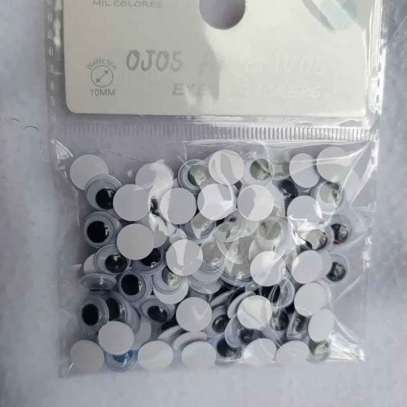 Paquete con ojos locos de 10 mm