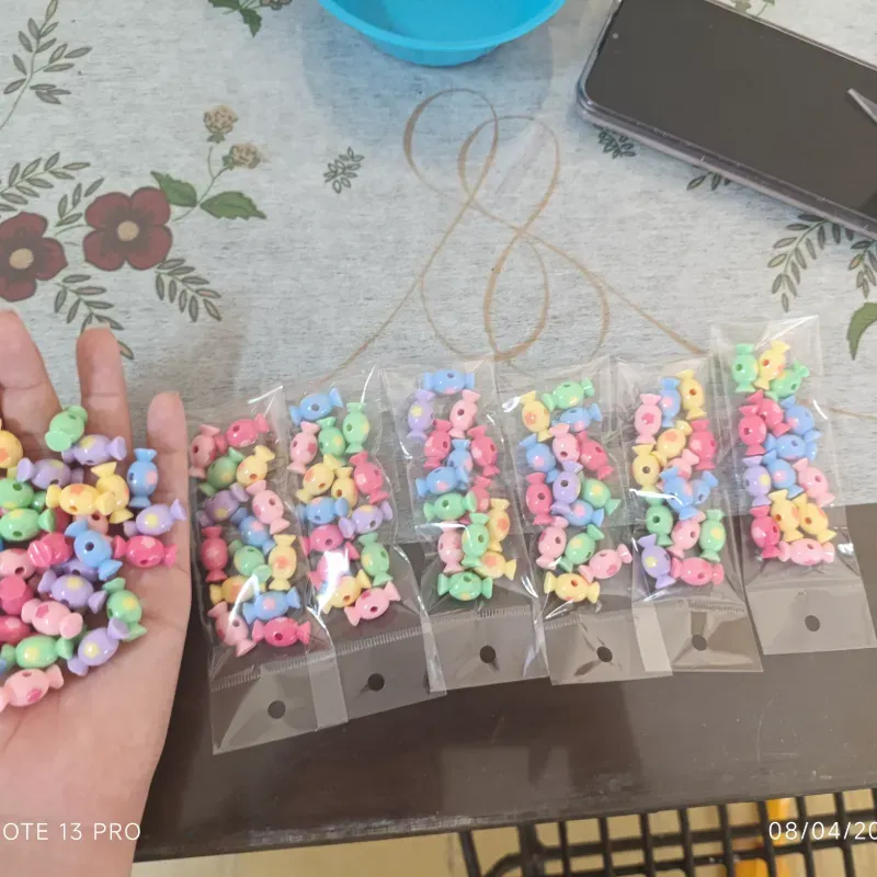 Paquetes de caramelos plásticos de 2 cm