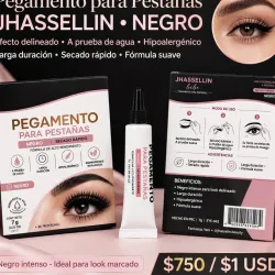 Pegamento negro para pestañas 👁️
