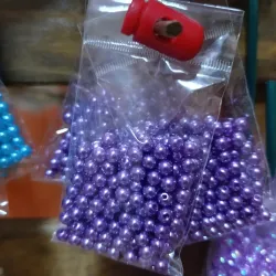 Perla morada de 6 mm 🟣