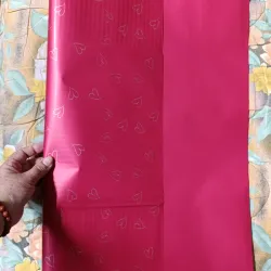 Pliegue de papel coreano rojo 