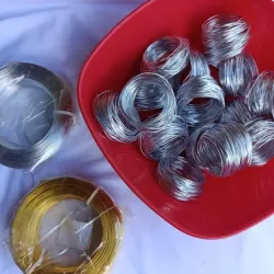 Rollos de 6 metros de alambre de aluminio de 1mm