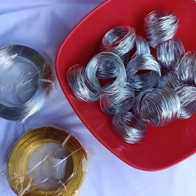 Rollos de 6 metros de alambre de aluminio de 1mm