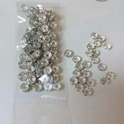 ✨🤍 Rondel Separador Metálico – 6 mm