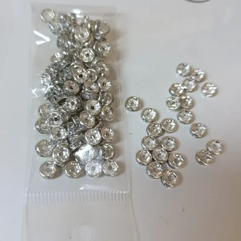 ✨🤍 Rondel Separador Metálico – 6 mm