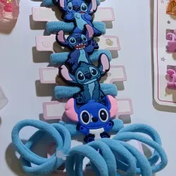 Set de felpitas con temática Stitch 