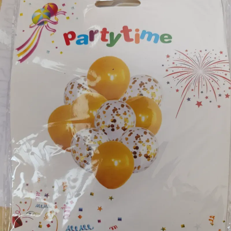 Set de globos dorados