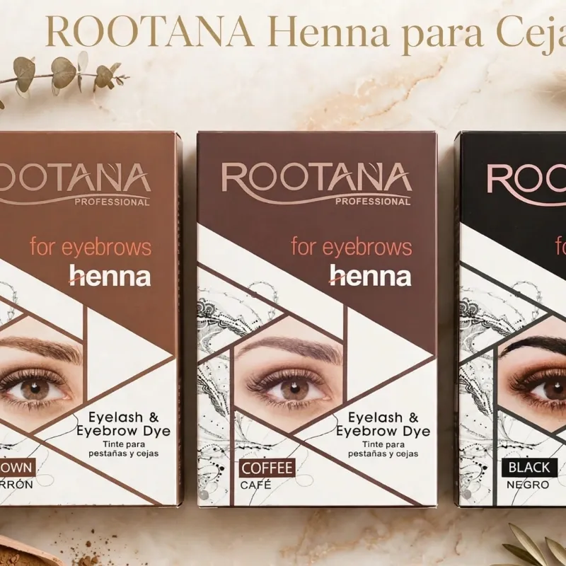 Tinte henna para cejas