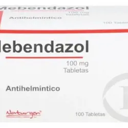 Mebendazol masticable 100mg