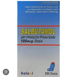 Salbutamol spray
