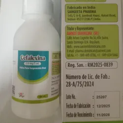 Cefalexina suspensión
