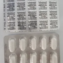 💊Co-trimazol (Sulfaprim)(sulfametoxazol +trimetoprima)10 tabletas 400/80mg 