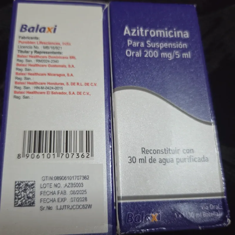 Azitromicina Suspensión 