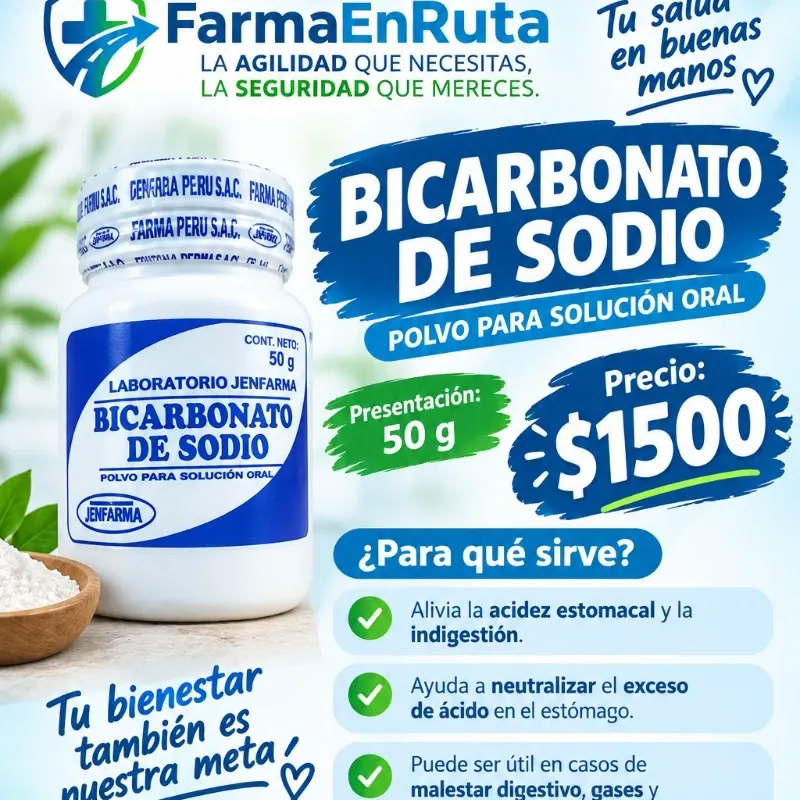Bicarbonato de sodio 50 g