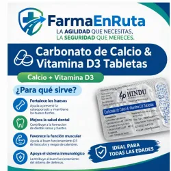 Carbonato de calcio & vitamina D3