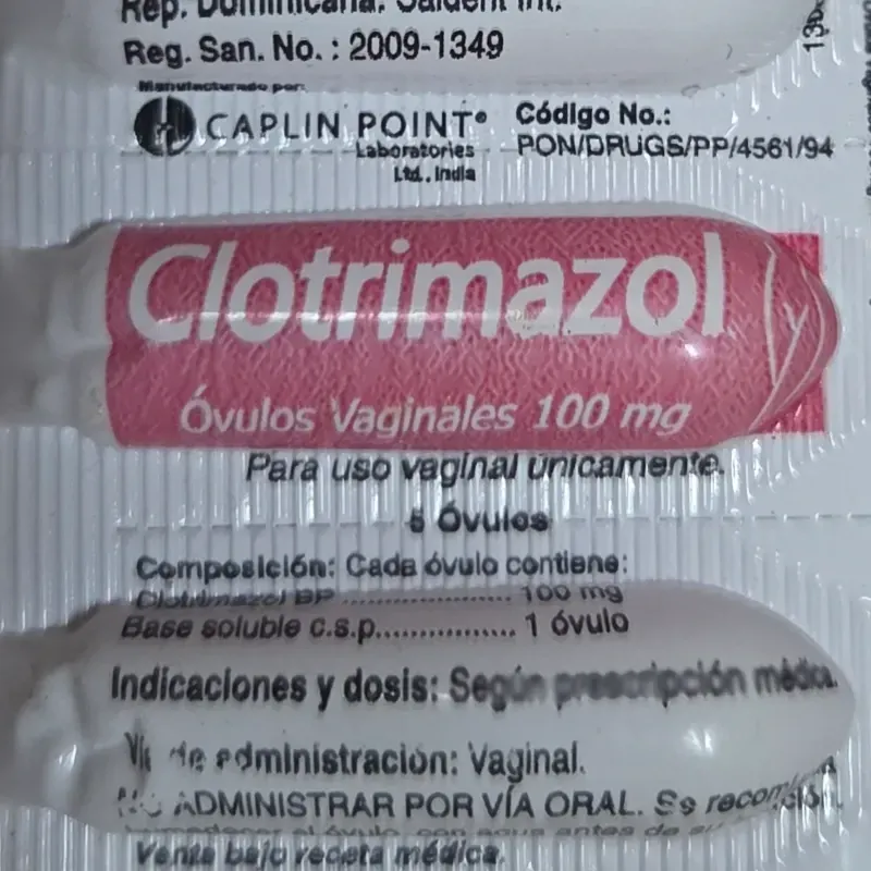 Ovulos Clotrimazol 100mg