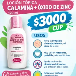 Loción de zinc y calamina