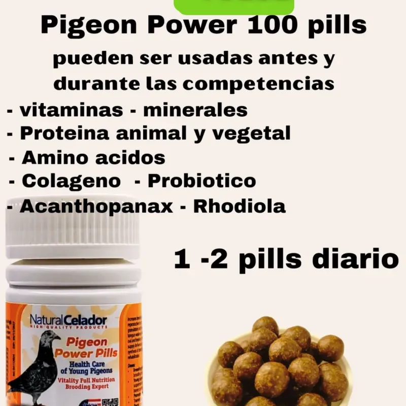 19-PIGEON POWER 100 PILLS