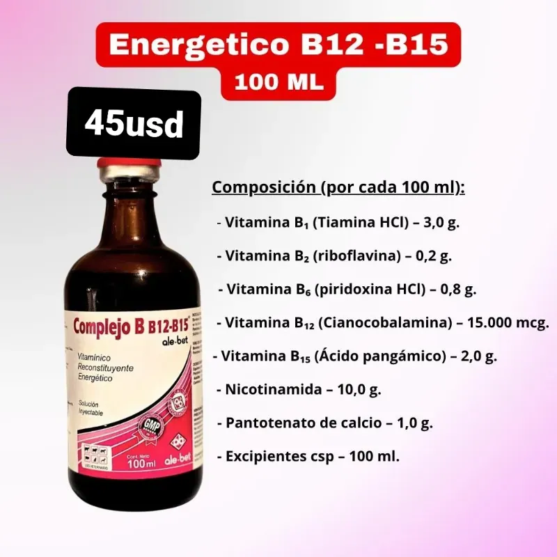 Complejo B12 con B15 