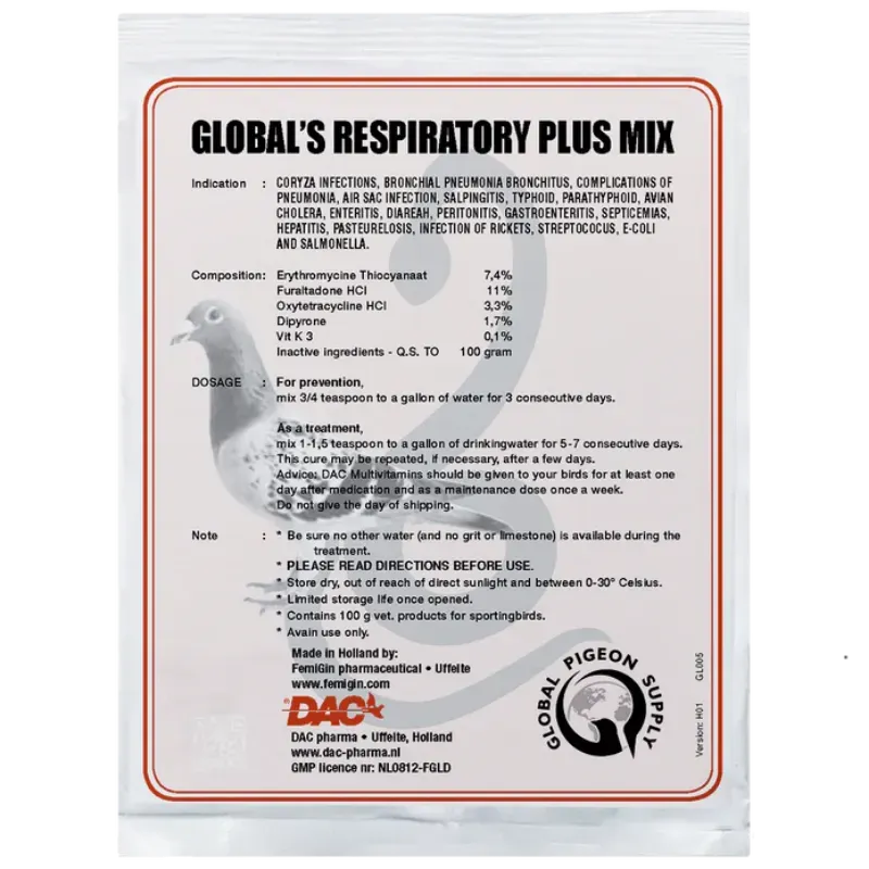 GLOBAL'S RESPIRATORY PLUS MIX 100g